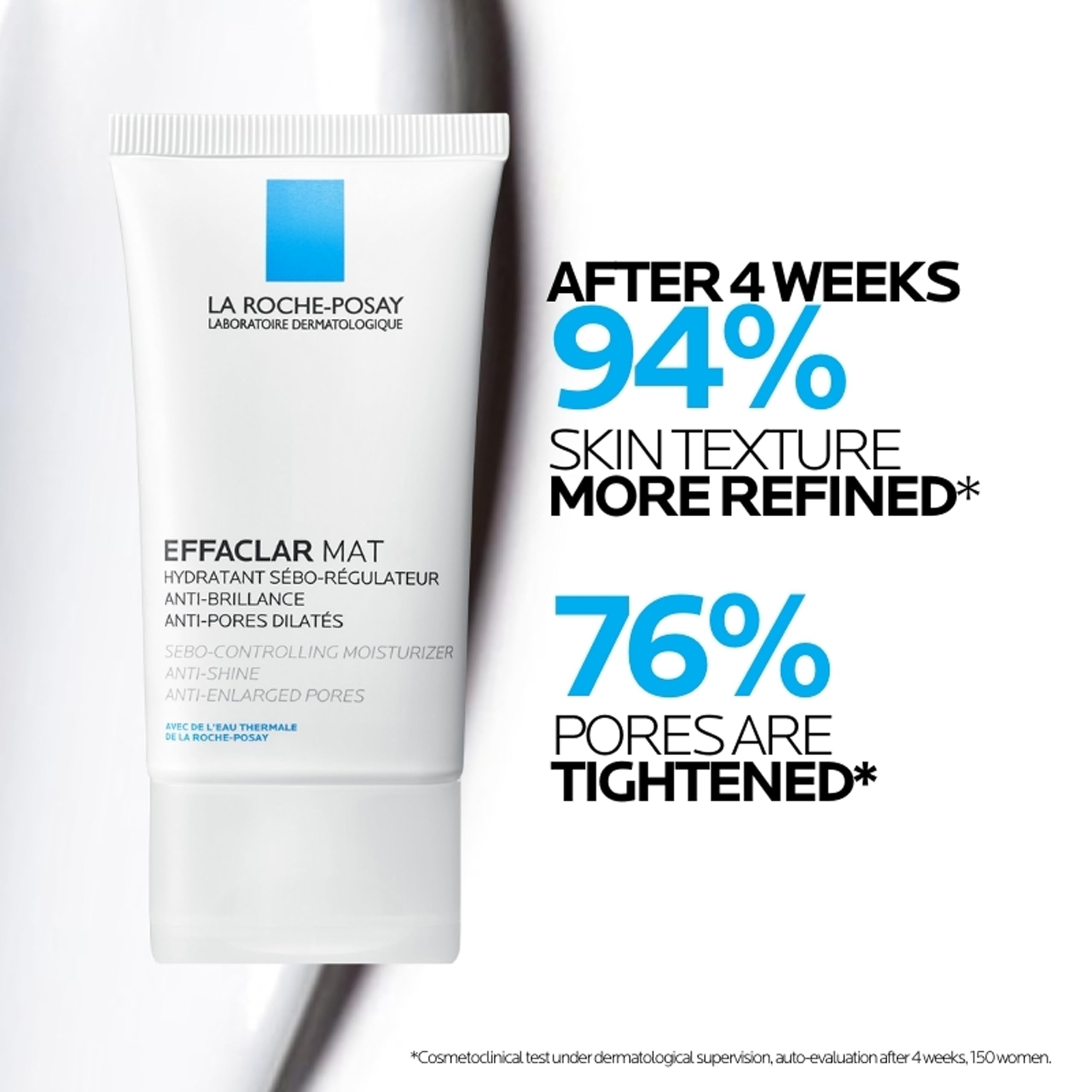 La Roche-Posay moisturizer staged on bathroom vanity for daily routine