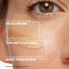 La Roche-Posay being applied on hand to show blendable tint and smoothness