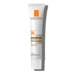 La Roche-Posay front packaging showing SPF 35 and radiant finish benefit