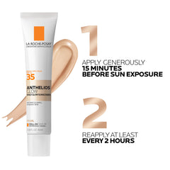 La Roche-Posay tube beside everyday items showing compact travel convenience