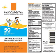 La Roche-Posay ingredient label highlighting Cell-Ox Shield and oxybenzone-free benefit