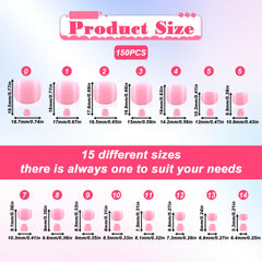 Larrel clear grid with size labels for quick selection and organization