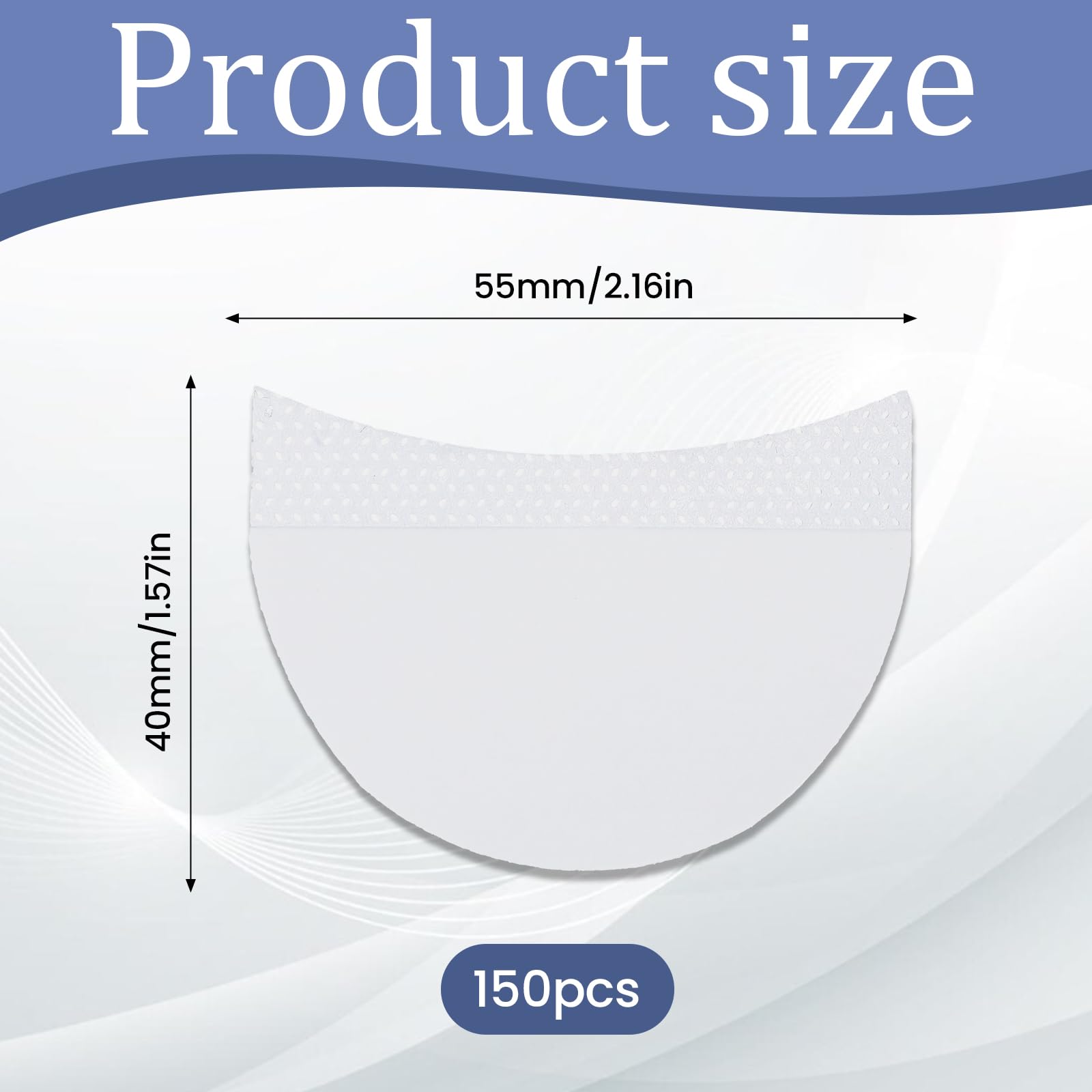 Larrel close-up of non-woven texture highlighting soft breathable fabric