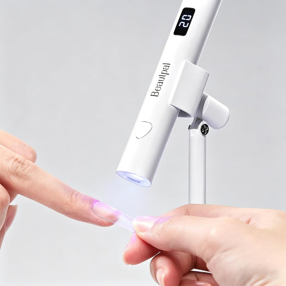 Larvall BEAUTPAL front view showing compact lamp and fast curing benefit