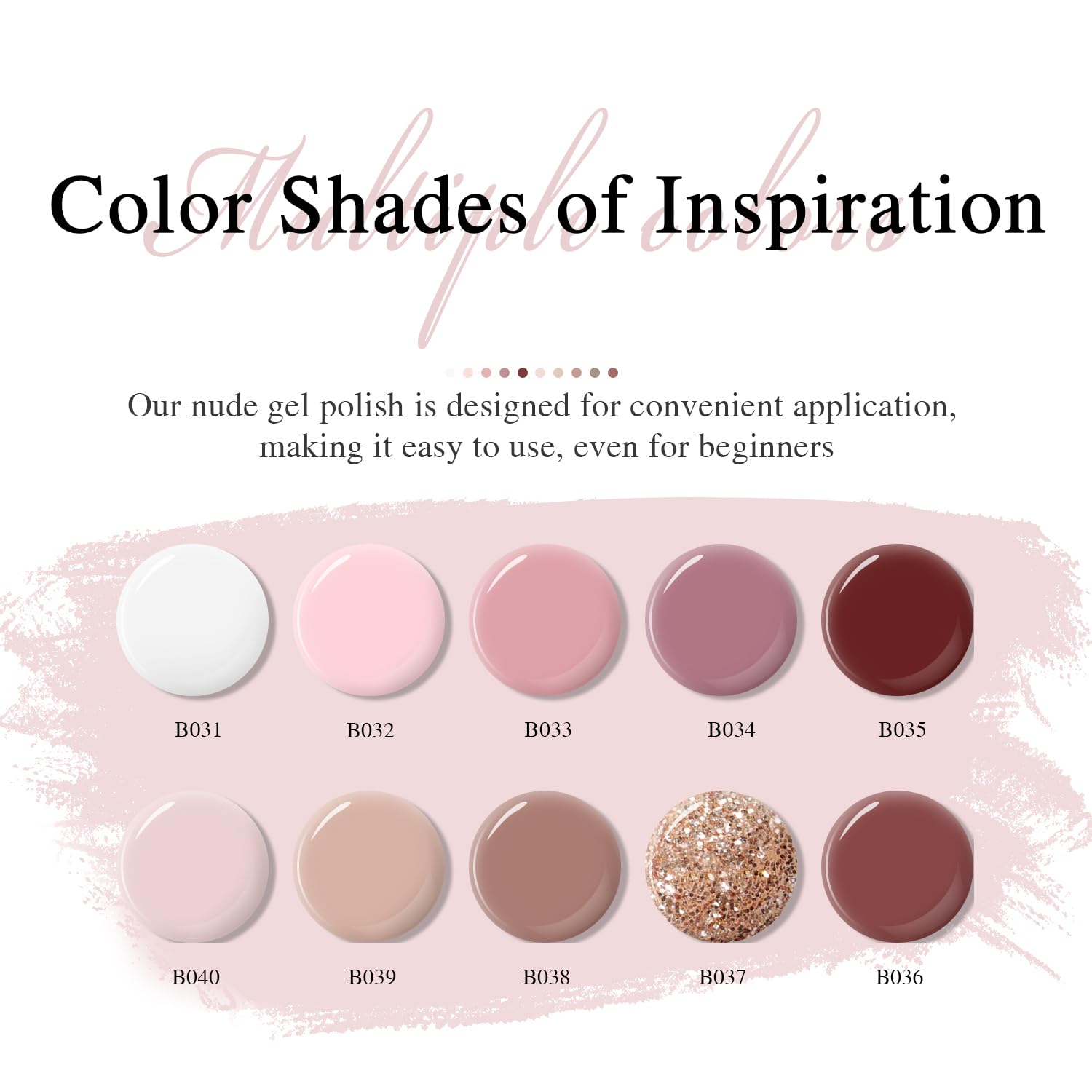 Larvall Beautpal open bottle with brush showing smooth gel texture for precise application