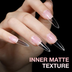 Larvall BEAUTPAL tips applied on nails demonstrating quick application