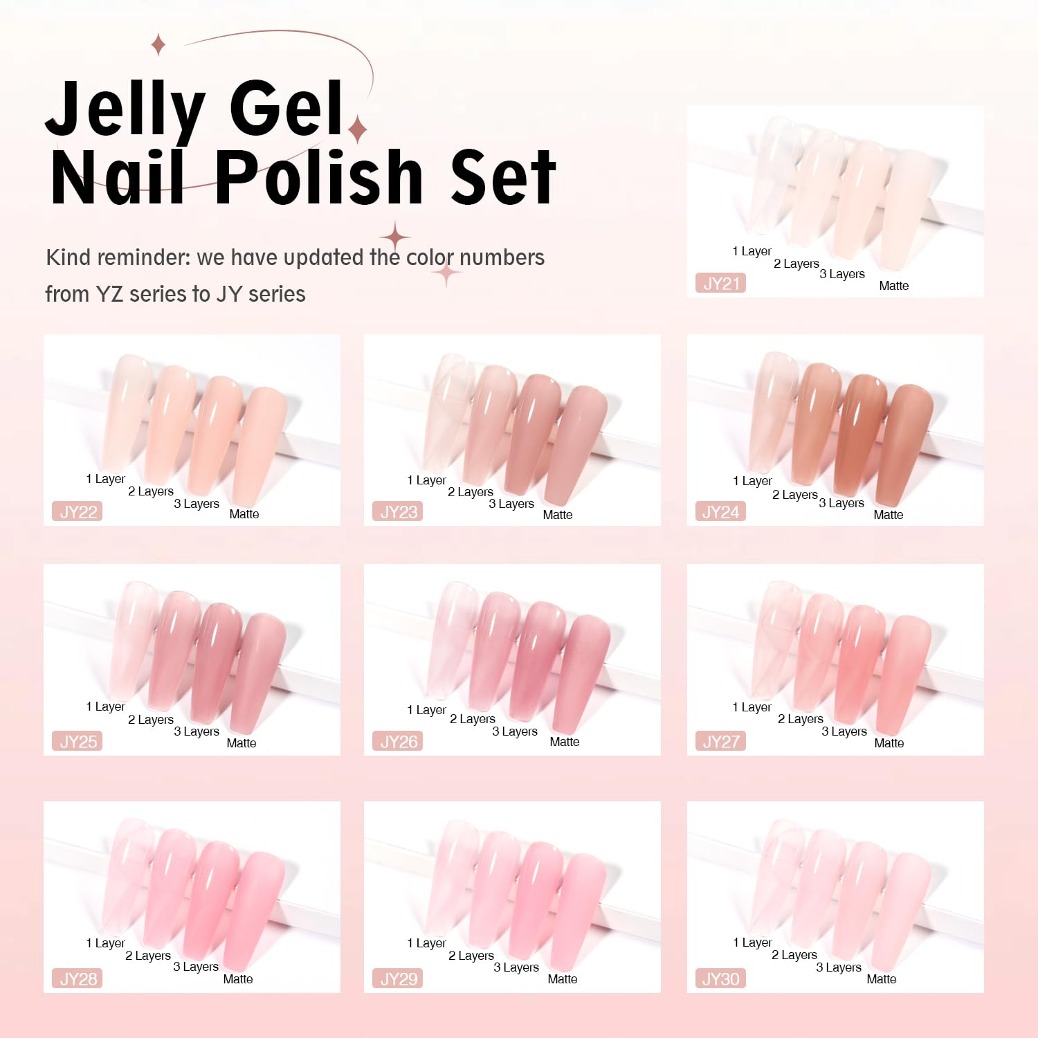 Larvall close texture shot of jelly gel finish highlighting smooth, glassy sheen