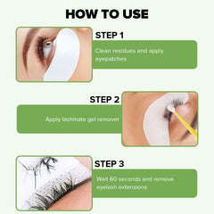 lashmate applied with microbrush for precise glue removal benefit