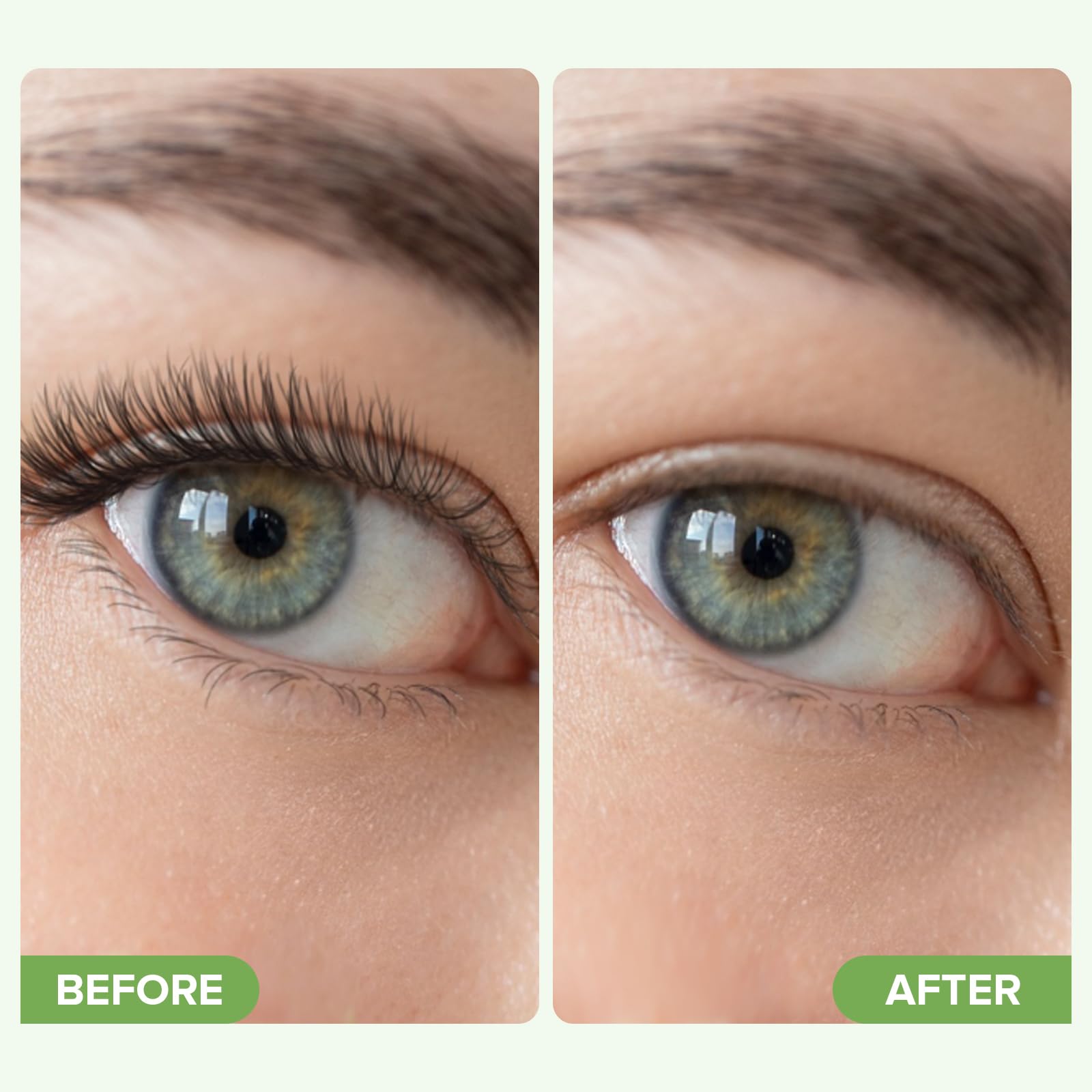 lashmate 15ml next to a coin for size comparison and portability benefit