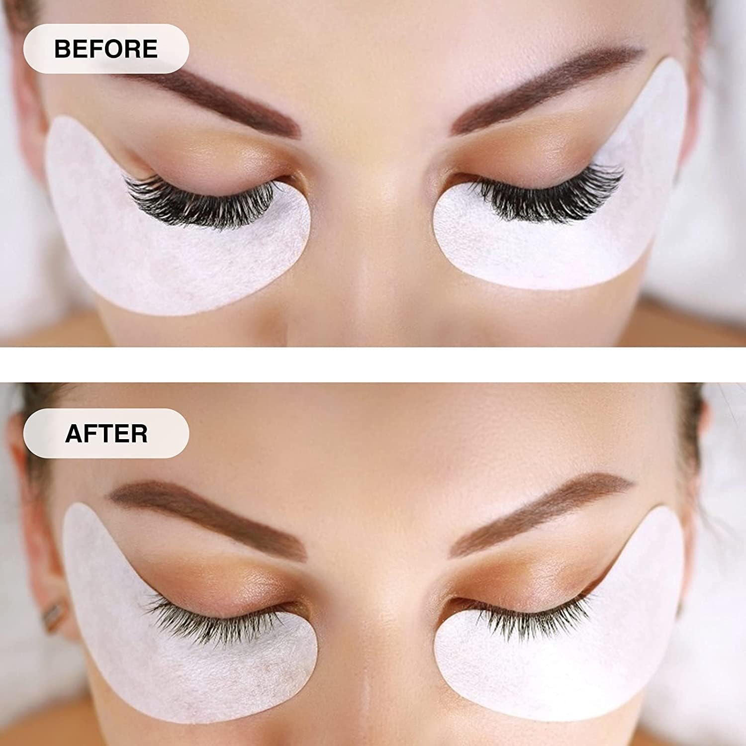 LASHVIEW removed extensions showing preserved natural lash integrity