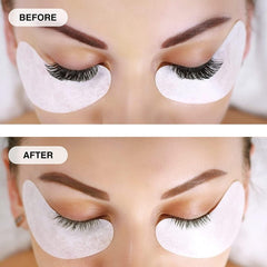 LASHVIEW removed extensions showing preserved natural lash integrity
