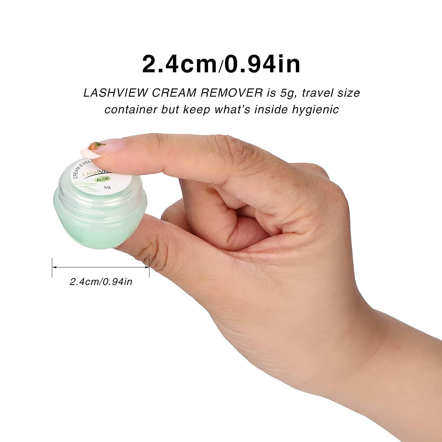 LASHVIEW being applied in salon for precise, professional adhesive removal