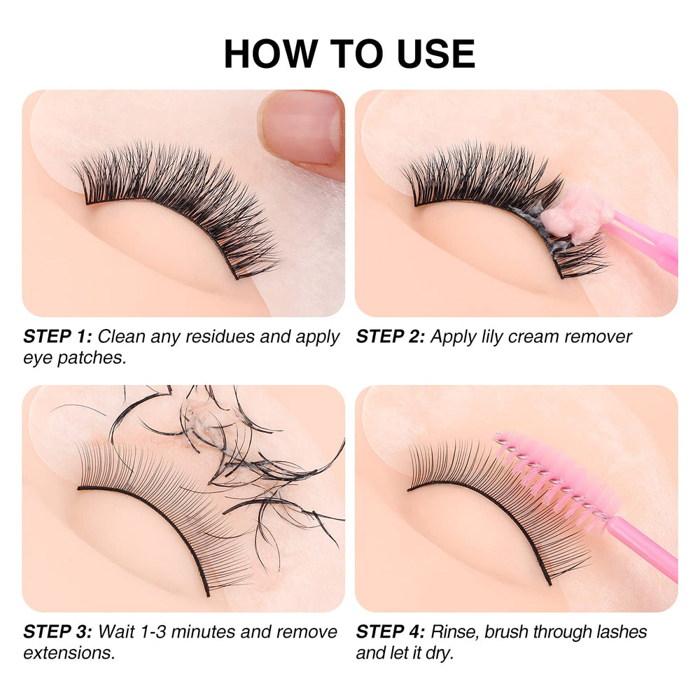LASHVIEW cream on microbrush ready for targeted application to glue line
