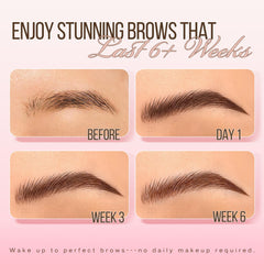 LASHVIEW tint texture on spatula demonstrating smooth spreadability benefit