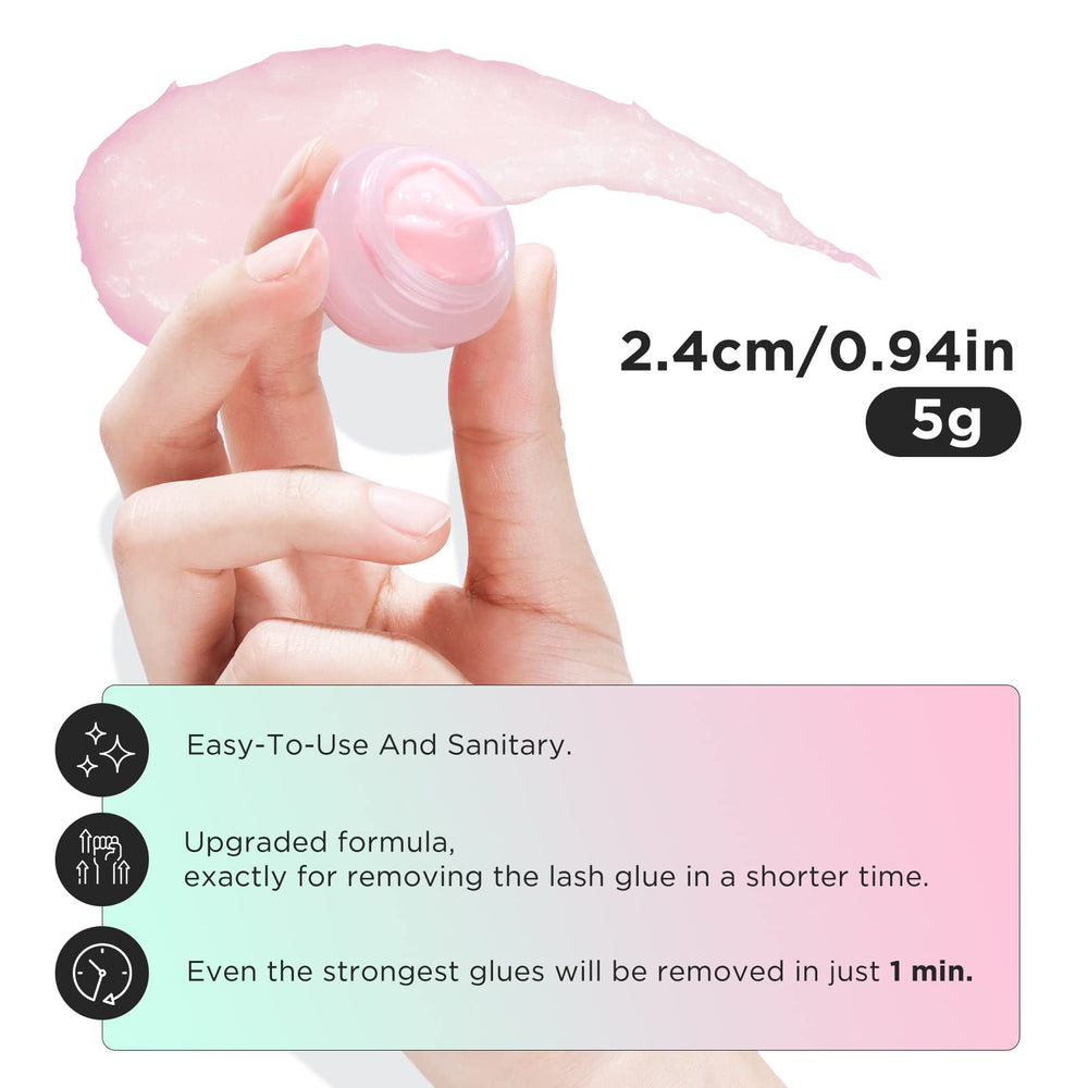 LASHVIEW cream texture close-up demonstrating thick non-runny formula for control