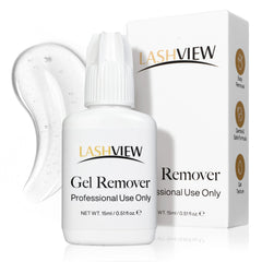 LASHVIEW front bottle 15ml showing compact, travel-friendly packaging and easy handling