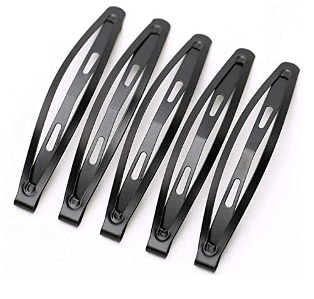 LASSUM front view showing 24 black metal snap clips, reliable hold
