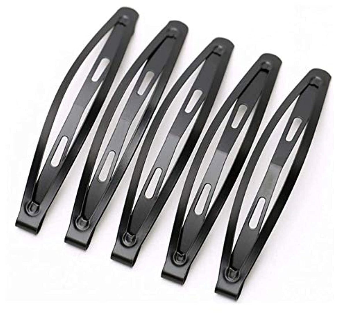 LASSUM front view showing 24 black metal snap clips, reliable hold