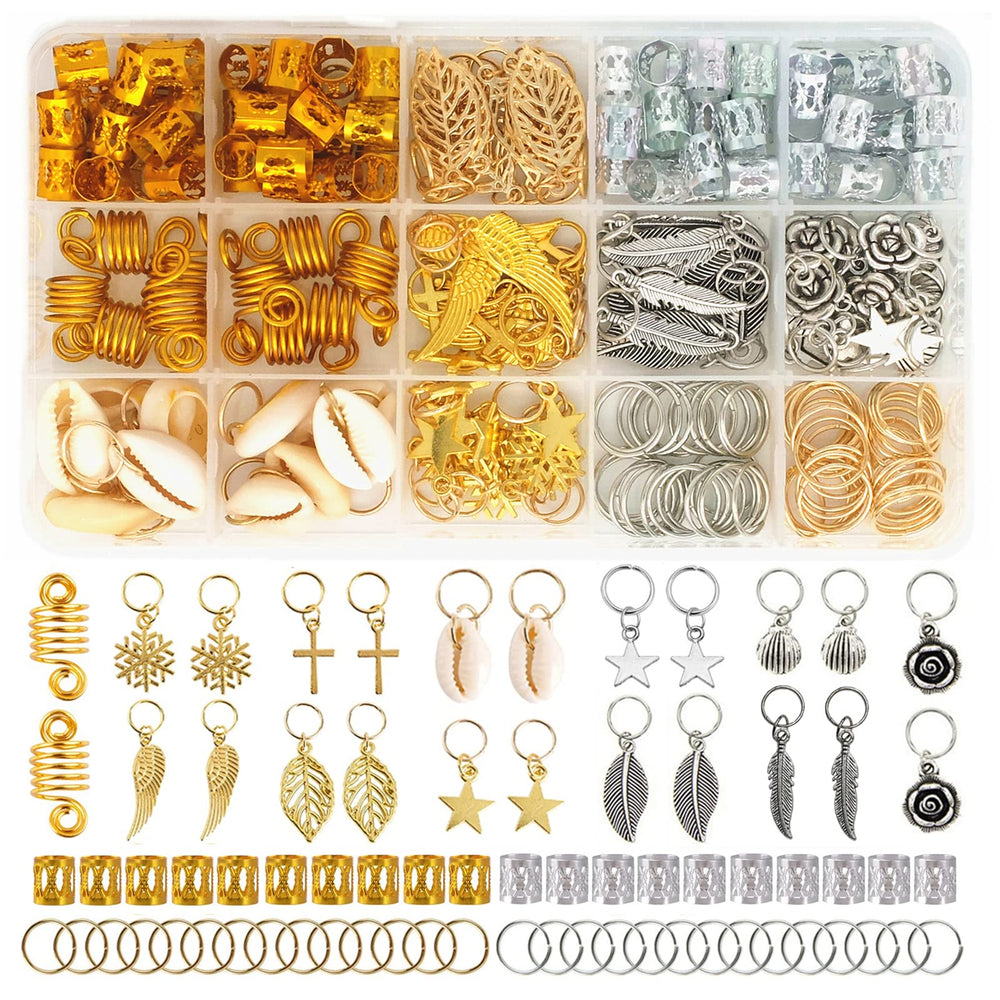 LASWISE front packaging showing 220-piece braid jewelry kit and variety