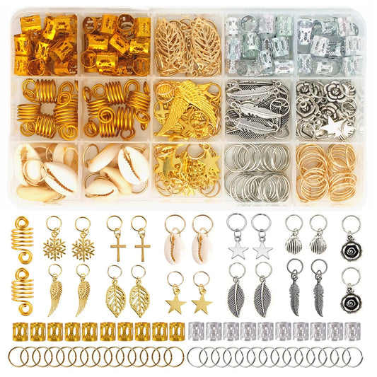 LASWISE front packaging showing 220-piece braid jewelry kit and variety