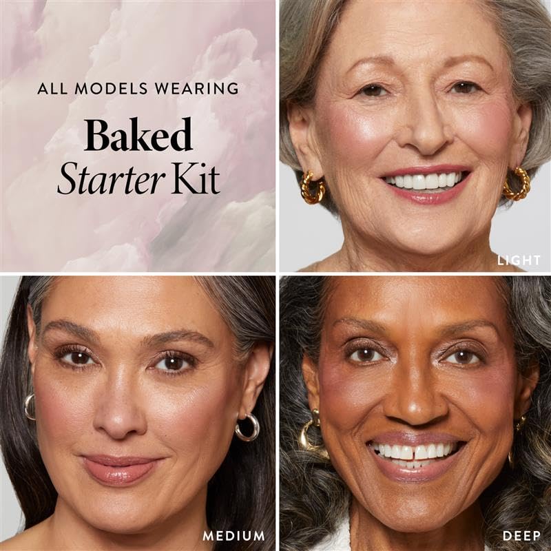 LAURA GELLER baked foundation pan close-up shows smooth texture