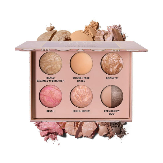 LAURA GELLER front-open palette showing full face assortment and convenience