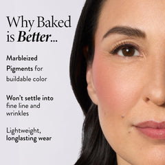 LAURA GELLER compact beside a coin to show size and travel-friendly benefit