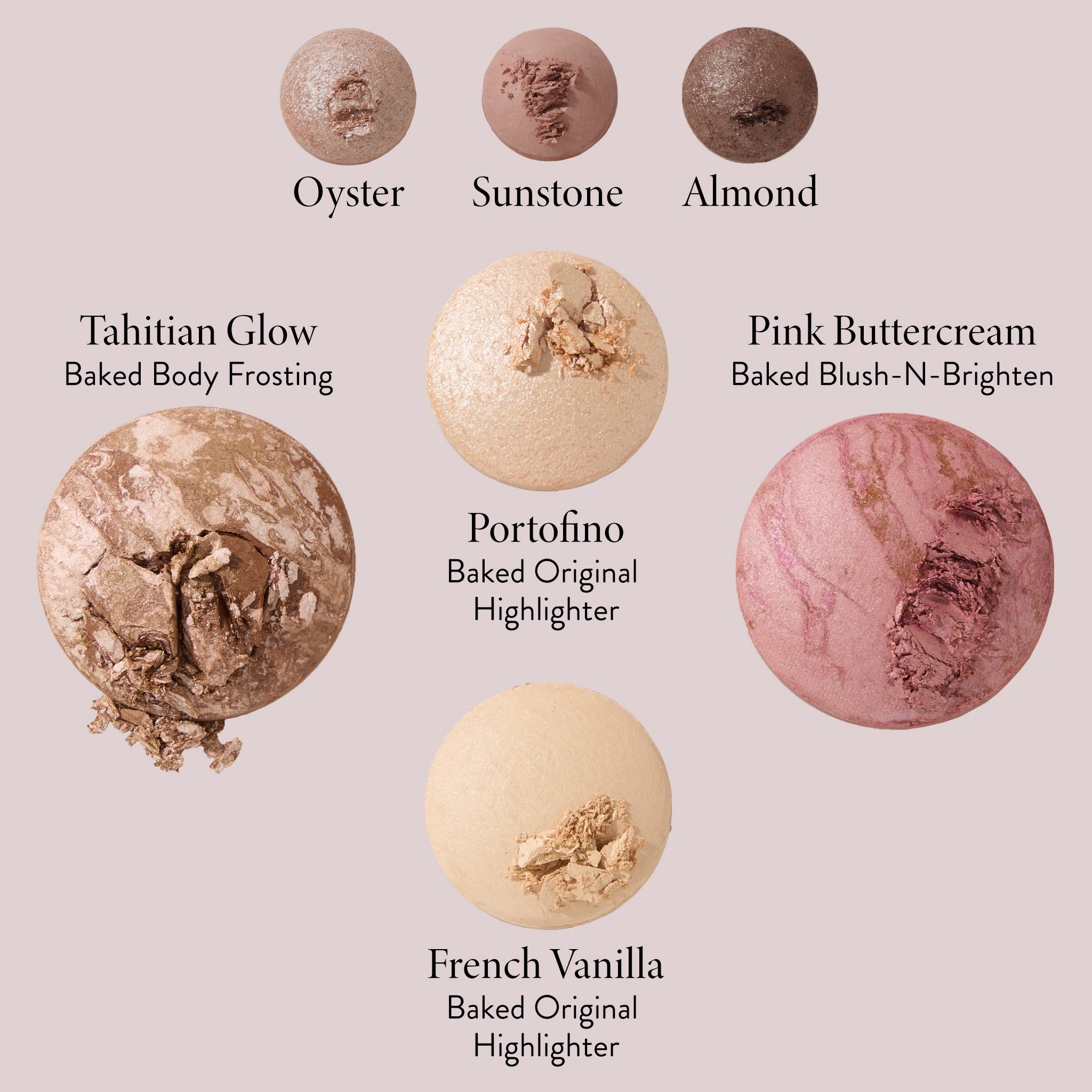 LAURA GELLER bronzer swipe on fair skin demonstrating natural warm sculpting effect