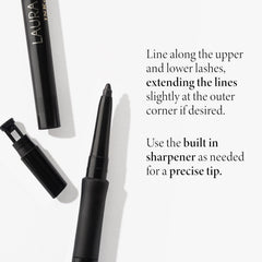 LAURA GELLER NEW YORK pencil in hand showing size and scale for easy daily use