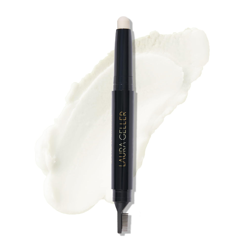 LAURA GELLER clear brow stick front view showing compact design and easy hold