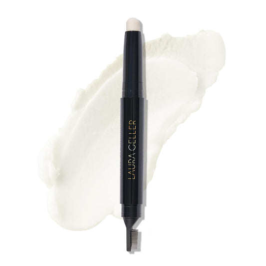 LAURA GELLER clear brow stick front view showing compact design and easy hold