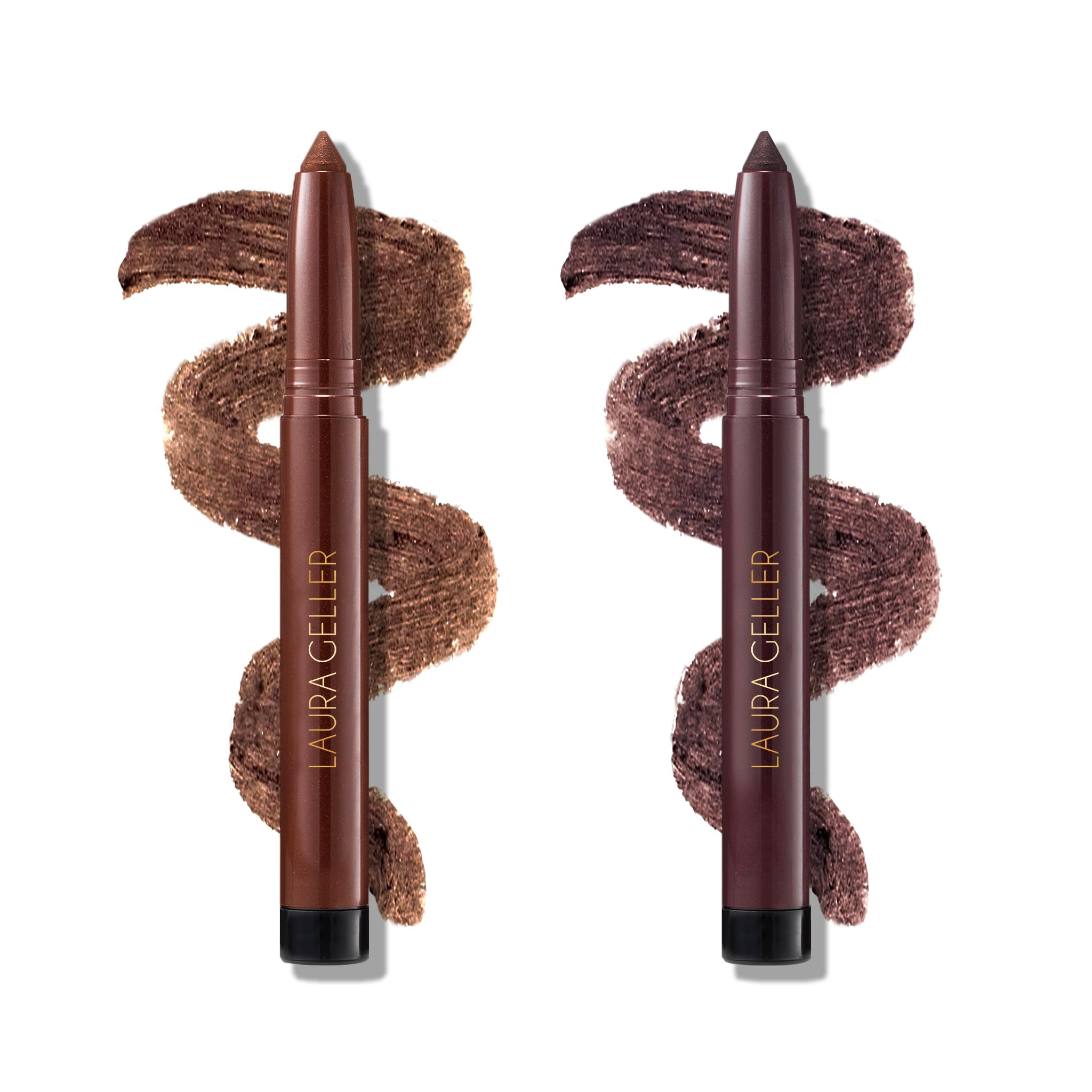 LAURA GELLER NEW YORK front packaging showing both kajal pencils for versatile looks
