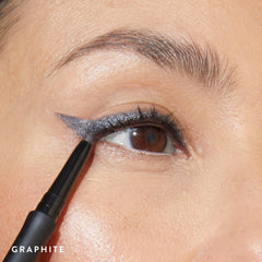 LAURA GELLER pencil next to ruler showing compact size for portability