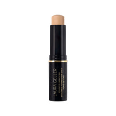 LAURA GELLER front view of foundation stick shows sleek packaging and ease