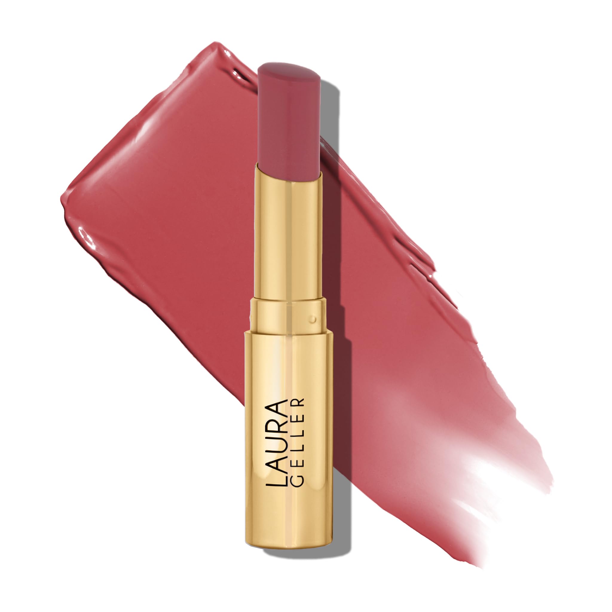 LAURA GELLER packaging front view showing shade and compact design for easy use