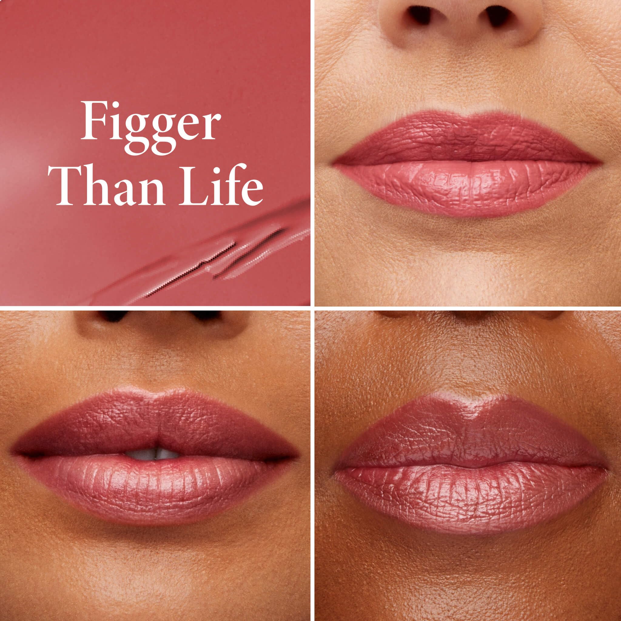 LAURA GELLER swatch of Figger than Life on wrist showing buildable sheer-to-medium color