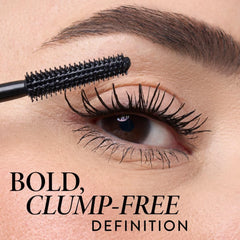 LAURA GELLER NEW YORK mascara held in hand to show size and travel-friendly scale