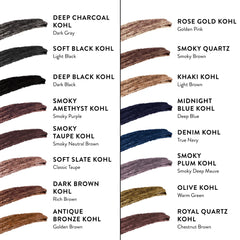 LAURA GELLER NEW YORK eyeliner applied to upper lid for defined, longwear look benefit