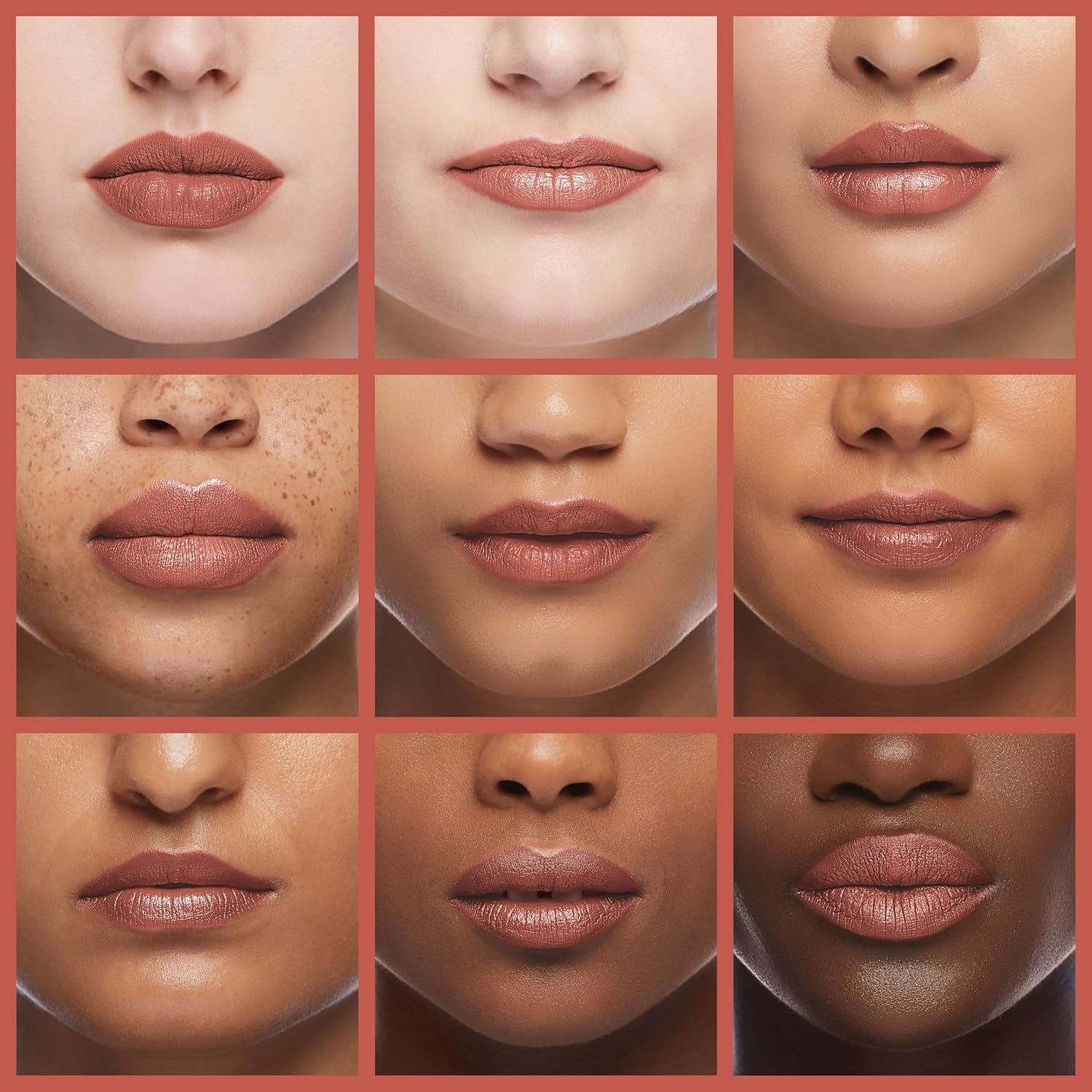 LAURA GELLER NEW YORK applied on lips showing wearable neutral and hydrated finish