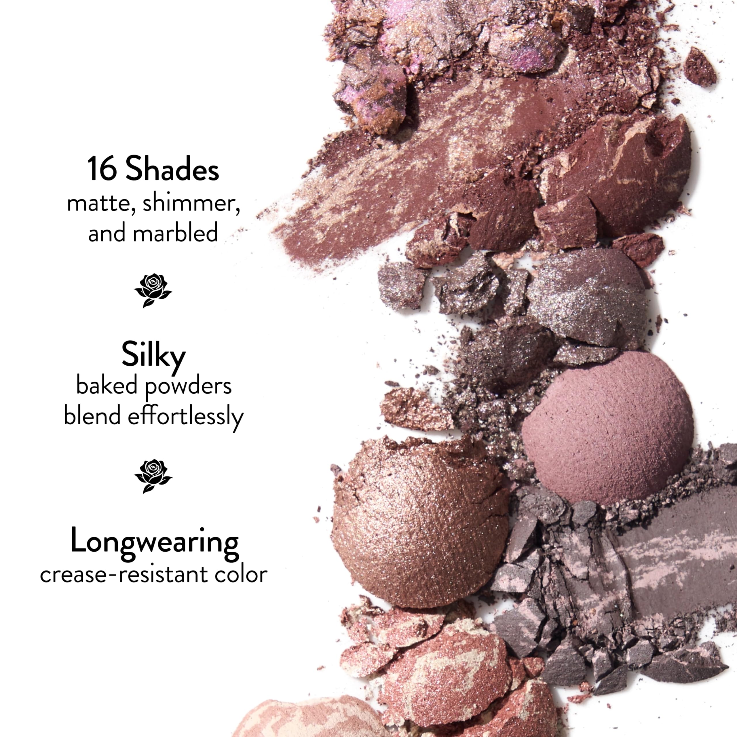 LAURA GELLER NEW YORK matte powder swipe showing smooth blendable pigment payoff