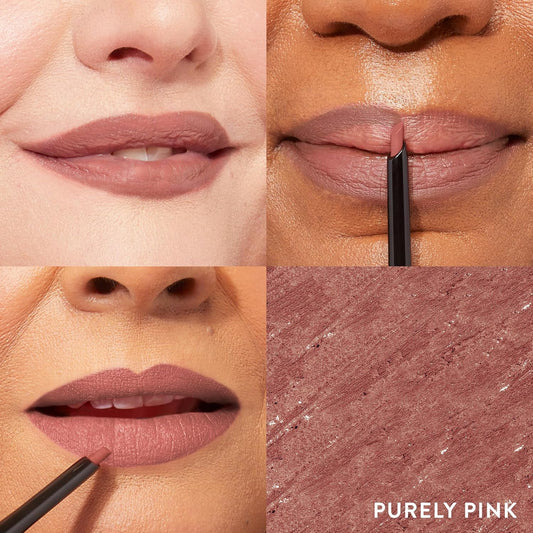 LAURA GELLER NEW YORK close-up of slanted tip for precise lip shaping and control
