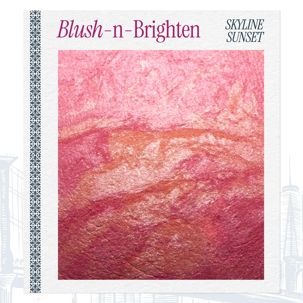 LAURA GELLER NEW YORK compact label close-up highlighting shade name