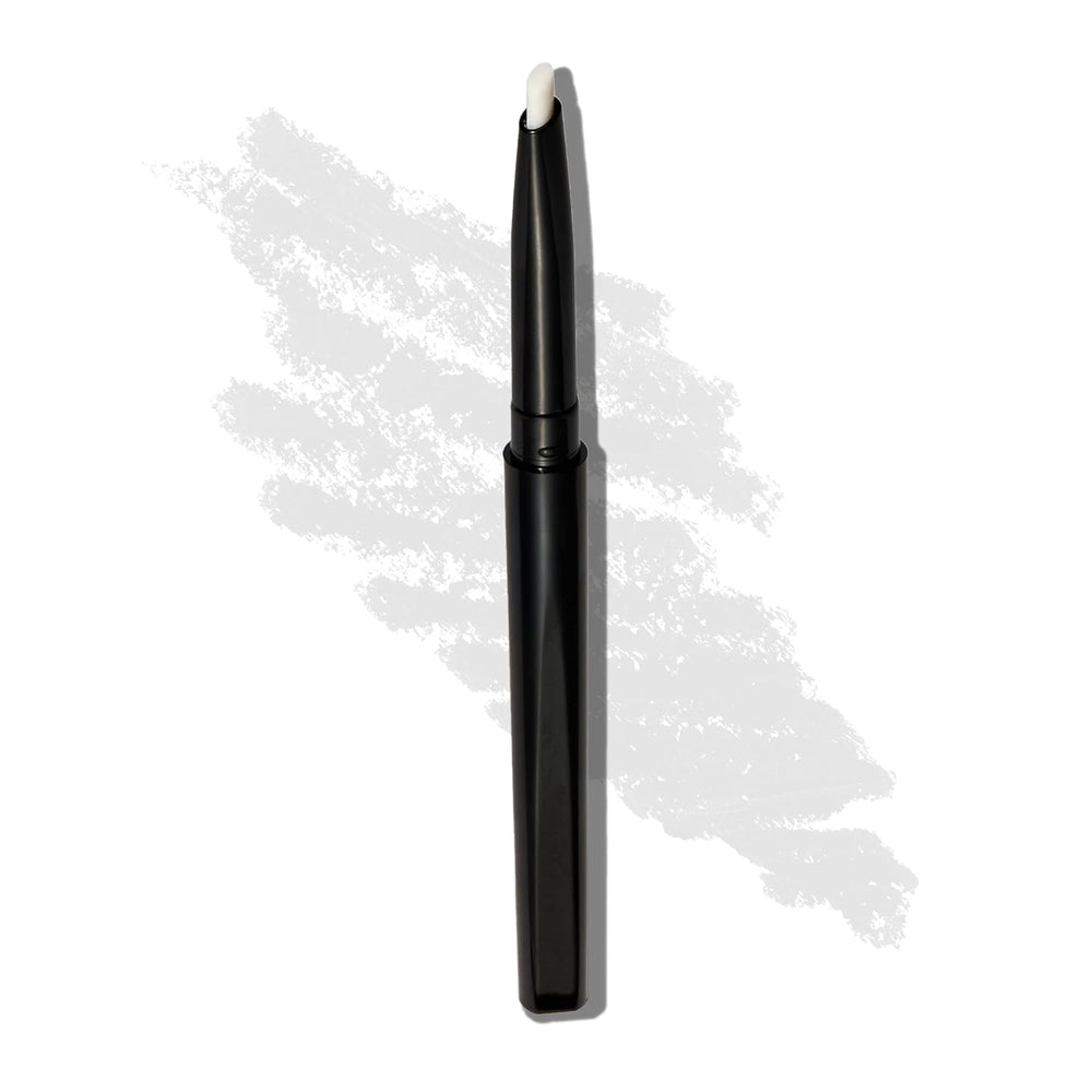 LAURA GELLER NEW YORK front view of clear lip liner showing slim tube and cap benefit neat application