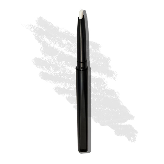 LAURA GELLER NEW YORK front view of clear lip liner showing slim tube and cap benefit neat application