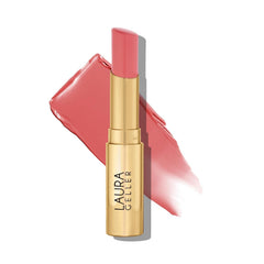 LAURA GELLER NEW YORK front packaging showing pink tinted balm for quick recognition and appeal