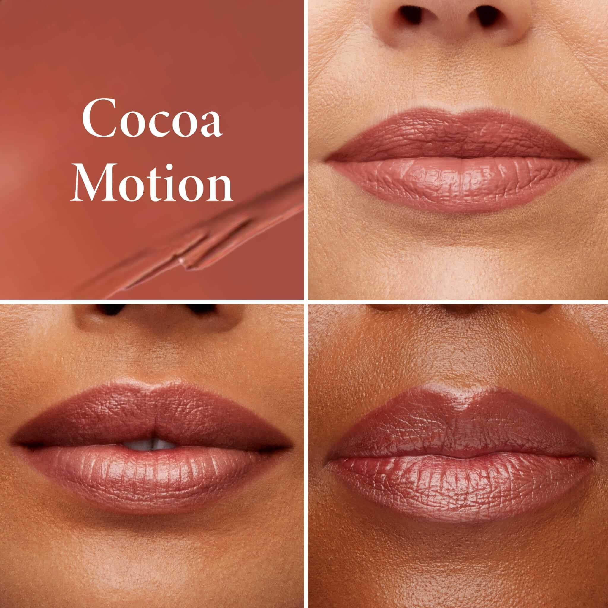 LAURA GELLER NEW YORK angled balm stick demonstrating smooth glide benefit