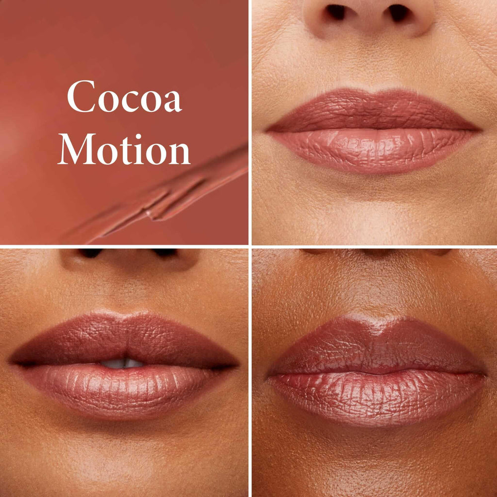 LAURA GELLER NEW YORK angled balm stick demonstrating smooth glide benefit