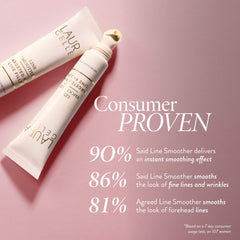 LAURA GELLER NEW YORK cream on finger demonstrating easy spreadability and smoothing