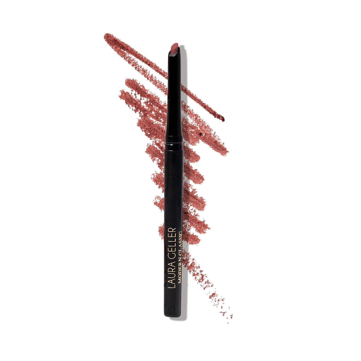 LAURA GELLER NEW YORK front view of lip liner showing product packaging and shade