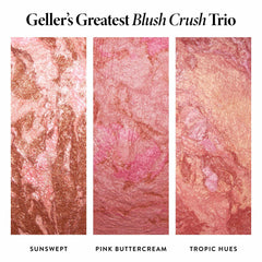 LAURA GELLER NEW YORK palette inside a makeup bag for travel-friendly convenience